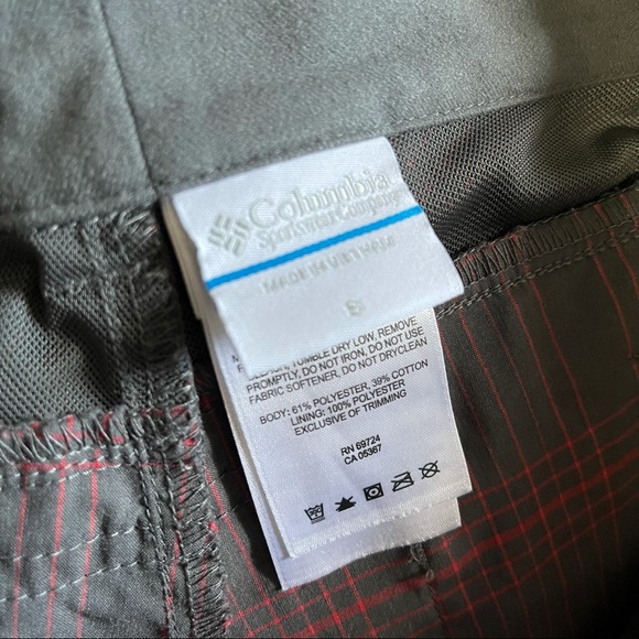 Columbia Golf Shorts Grey and Red Size 8 - Picture 8 of 11